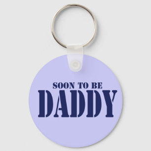 Soon to be Daddy Key Ring
