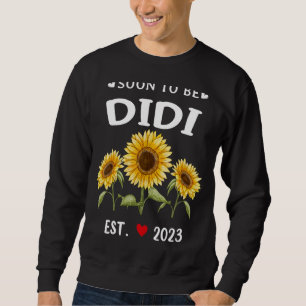 Soon To Be Didi 2023 Sunflower Mother's Day Sweatshirt