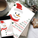 Soon to Be Family of Three Snowman Pregnancy Holiday Card<br><div class="desc">Fresh and simple Christmas Card which doubles as your holiday pregnancy announcement. The design features a cute snowman and the pregnancy annoucement wording reads "the best gifts don't come under a tree. Merry Christmas from our soon to be family of three". You can add your custom text to the front,...</div>