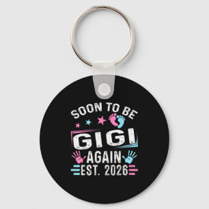 Soon To Be Gigi Again Est. 2026 Vintage Gigi  Key Ring