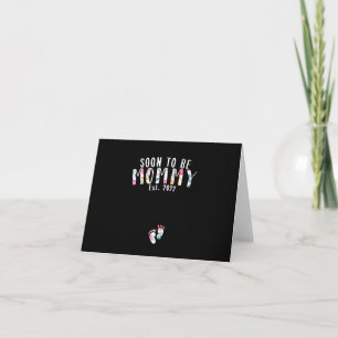 Soon To Be Gigi Est 2022 Floral New Grandma Mother Invitation