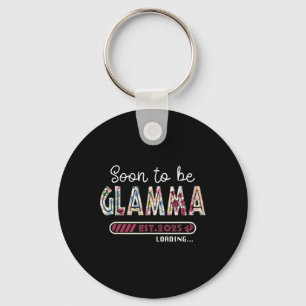 Soon To Be Glamma 2025 Mothers Day First Time Glam Key Ring