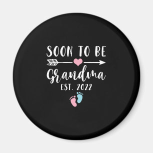 Soon To Be Grandma 2022 For New Grandma Magnet