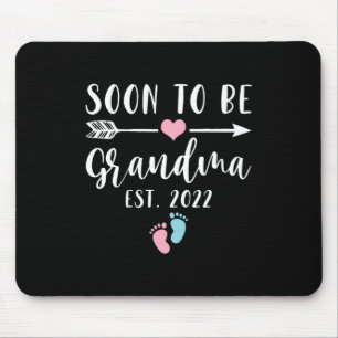 Soon To Be Grandma 2022 For New Grandma Mouse Pad