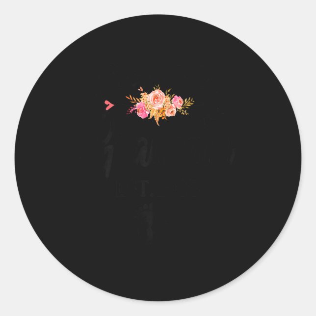 Soon To Be Grandma 2025 Funny Mother's Day For New Classic Round Sticker (Front)