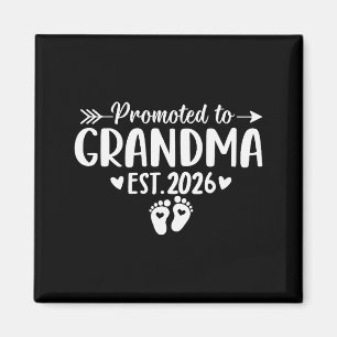 Soon To Be Grandma 2026 Promoted To Grandma Est 20 Magnet