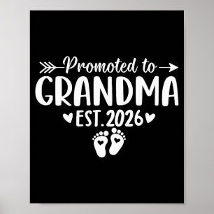 Soon To Be Grandma 2026 Promoted To Grandma Est 20 Poster