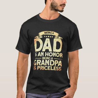Soon To Be Grandpa Being Grandpa To Be Being Dad I T-Shirt
