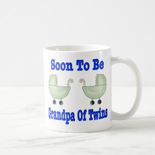 SOON TO BE GRANDPA Of Twins Coffee Mug