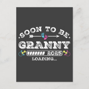 Soon to Be Granny 2025 Loading Postcard