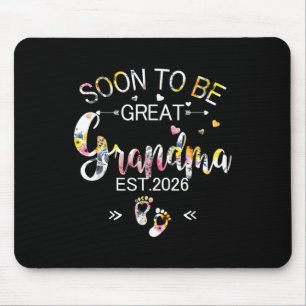 Soon To Be Great Grandma 2026 Mothers Day First Ti Mouse Pad