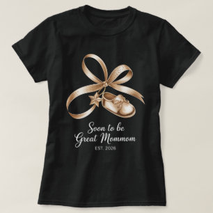 Soon to be Great Mommom Est 2026 Future Great Gran T-Shirt