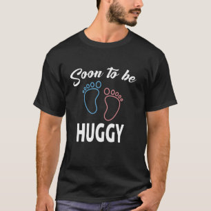 Soon To Be HUGGY New Pregnancy Announcement Family T-Shirt