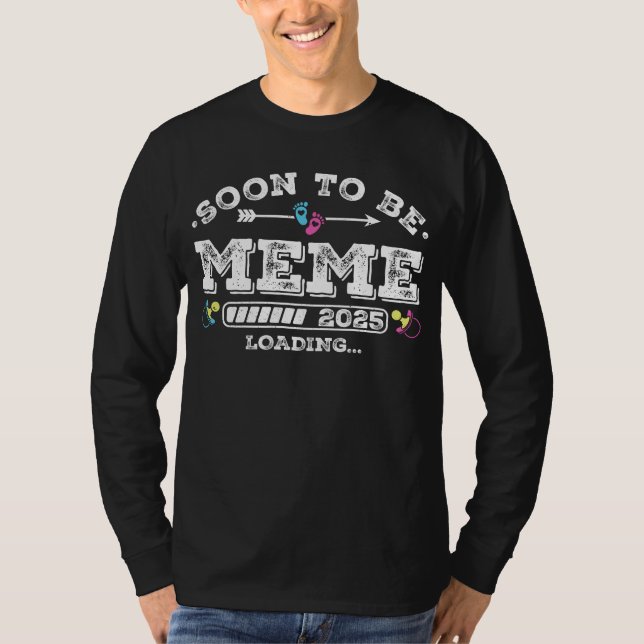 Soon to Be Meme 2025 Loading Men LS T-Shirt (Front)