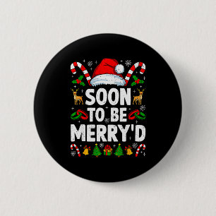 Soon To Be Merryd Engaged Christmas Squad Couples 6 Cm Round Badge