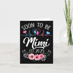 Soon To Be Mimi 2025 First Time Pregnancy Announce Card