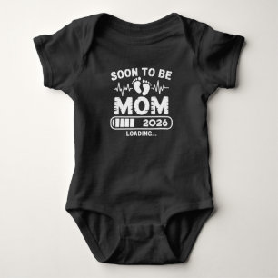 Soon To Be Mom 2026 Pregnancy Baby Announcement Bodysuit