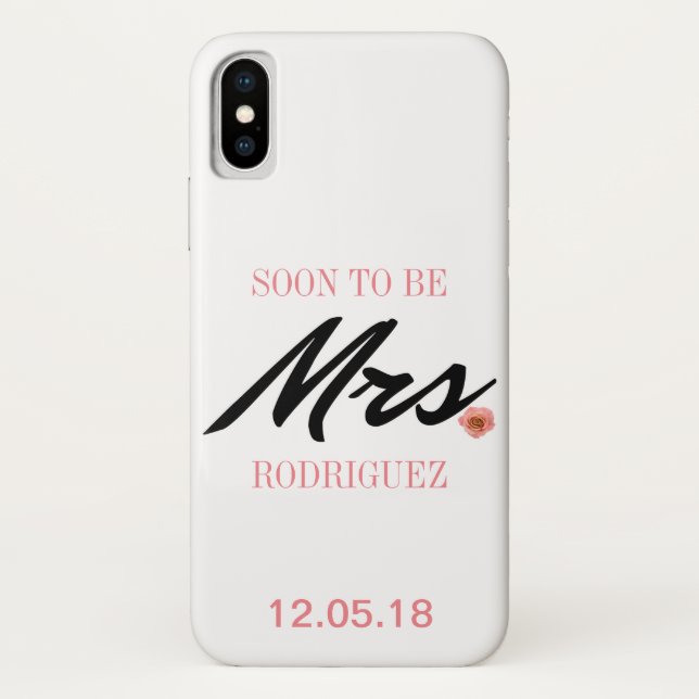 Soon to Be Mrs. Case-Mate iPhone Case (Back)