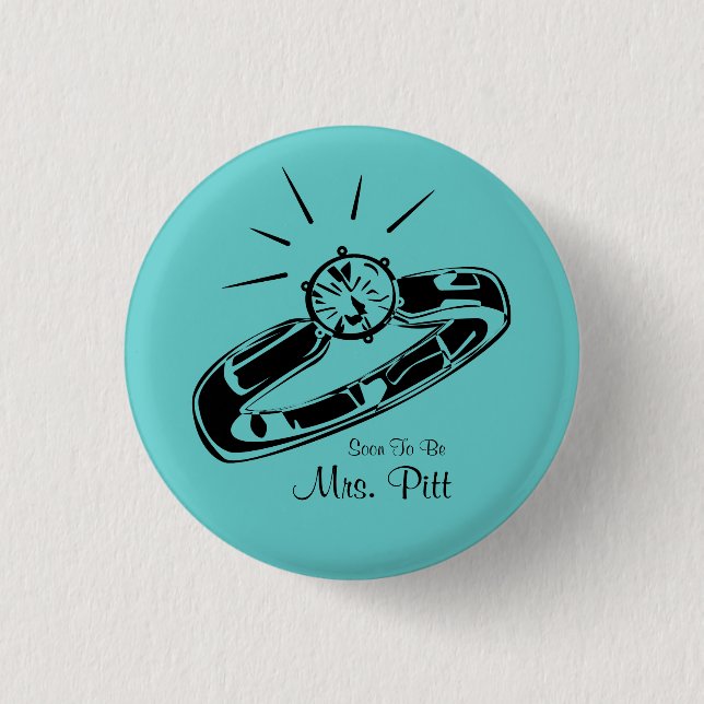 Soon To Be Mrs. Custom Button (Front)