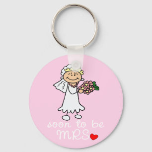 Soon to be MRS CUTE Stick Bride Key Ring