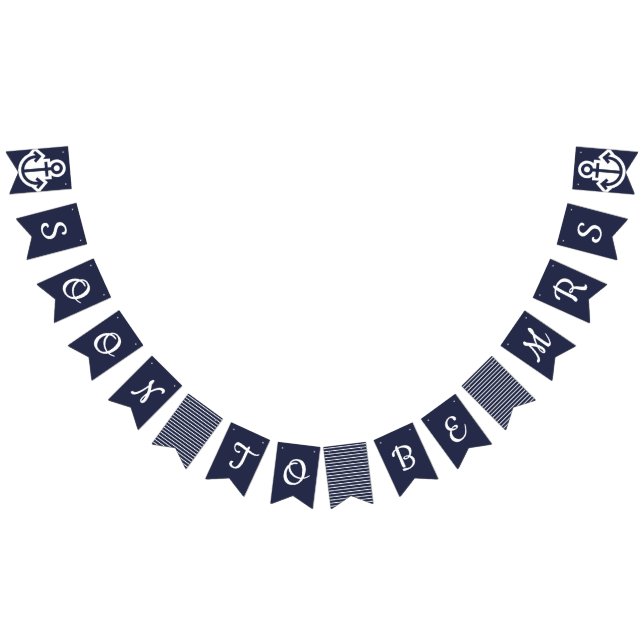 Soon To Be Mrs Nautical Bunting (All)