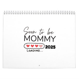 Soon to Be Mummy 2025 Valentine Day Pregnancy Calendar