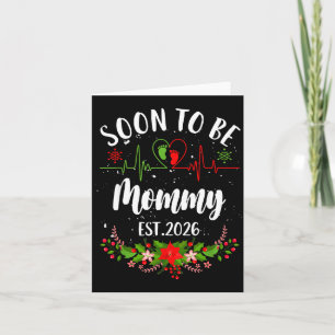 Soon To Be Mummy 2026 First Time Pregnancy Announc Card