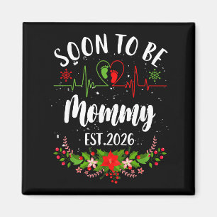 Soon To Be Mummy 2026 First Time Pregnancy Announc Magnet