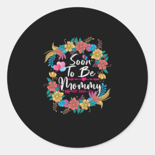 Soon to be Mummy gift Classic Round Sticker