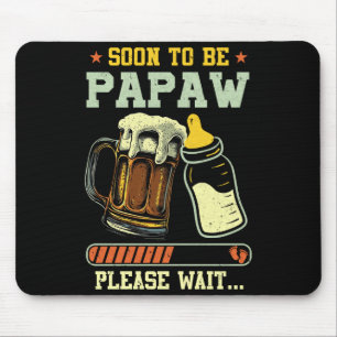 Soon To Be Papaw Est 2025 Pregnancy Announcement L Mouse Pad