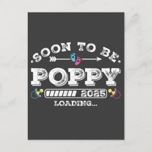 Soon to Be Poppy 2025 Loading Postcard