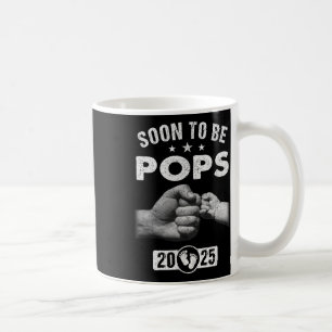 Soon To Be Pops Est 2025 Fathers Day First Time Ne Coffee Mug