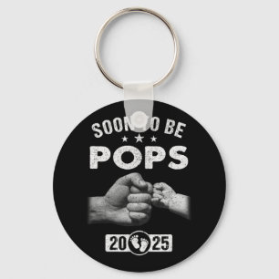 Soon To Be Pops Est 2025 Fathers Day First Time Ne Key Ring