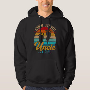 Soon To Be Uncle 2023 Gender Reveal First Time Pap Hoodie