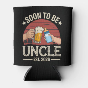 Soon To Be Uncle 2026 Retro Pregnancy Announcement Can Cooler