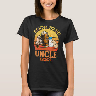 Soon To Be Uncle New Uncle 2023 Father's Day T-Shirt