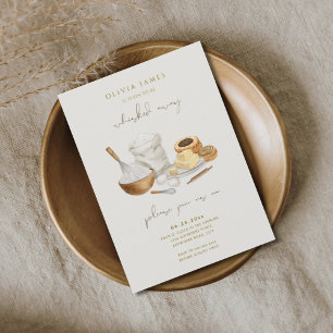 Soon to be whisked away bridal shower invitation