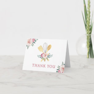 SOON TO BE WHISKED AWAY BRIDAL SHOWER THANK YOU CARD