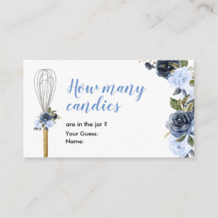 Soon to be Whisked Away How Many Candies Enclosure Card