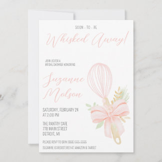 Soon-to-be Whisked Away! Kitchen Bridal Shower Invitation