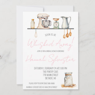Soon-to-be Whisked Away! Kitchen Bridal Shower Invitation