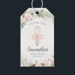 Soon to be Whisked Away Pink Floral Bridal Shower  Gift Tags<br><div class="desc">Soon to be Whisked Away Pink Floral Bridal Shower Gift Tags</div>
