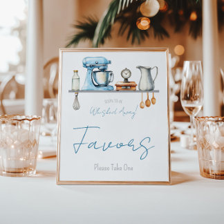 Soon-to-be Whisked Away! Shower Cards & Gifts Sign