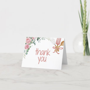 Soon to be whisked away thank you card 