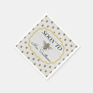 Soon To "BEE" napkins