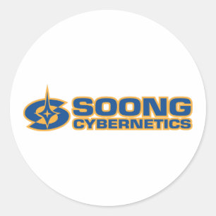 Soong Cybernetics - Noonien Soong Classic Round Sticker