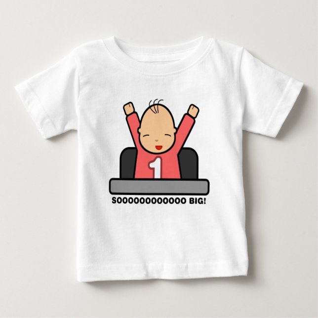 Soooo Big! (Girl Version 2) Baby T-Shirt (Front)