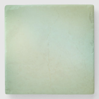 Soothing green glow clean design stone coaster