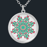 *~* Soothing Mandala -Healing Energy via Anna Rosa Silver Plated Necklace<br><div class="desc">As a professional distance spiritual energy healer since 2001, I, Anna Rosa, have learned, developed and utilised the power of energy healing intention. All my JEWELRY WITH INTENTION (R) carries the healing energy of positive manifestation. This sterling silver healing energy mandala necklace is ready to receive your own personal intention....</div>