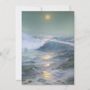 Soothing sunset painting invitation